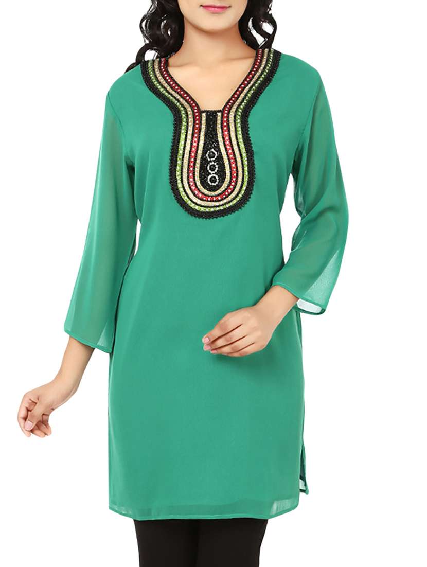 women's straight kurta - 10024437 - Zoom Image - 0
