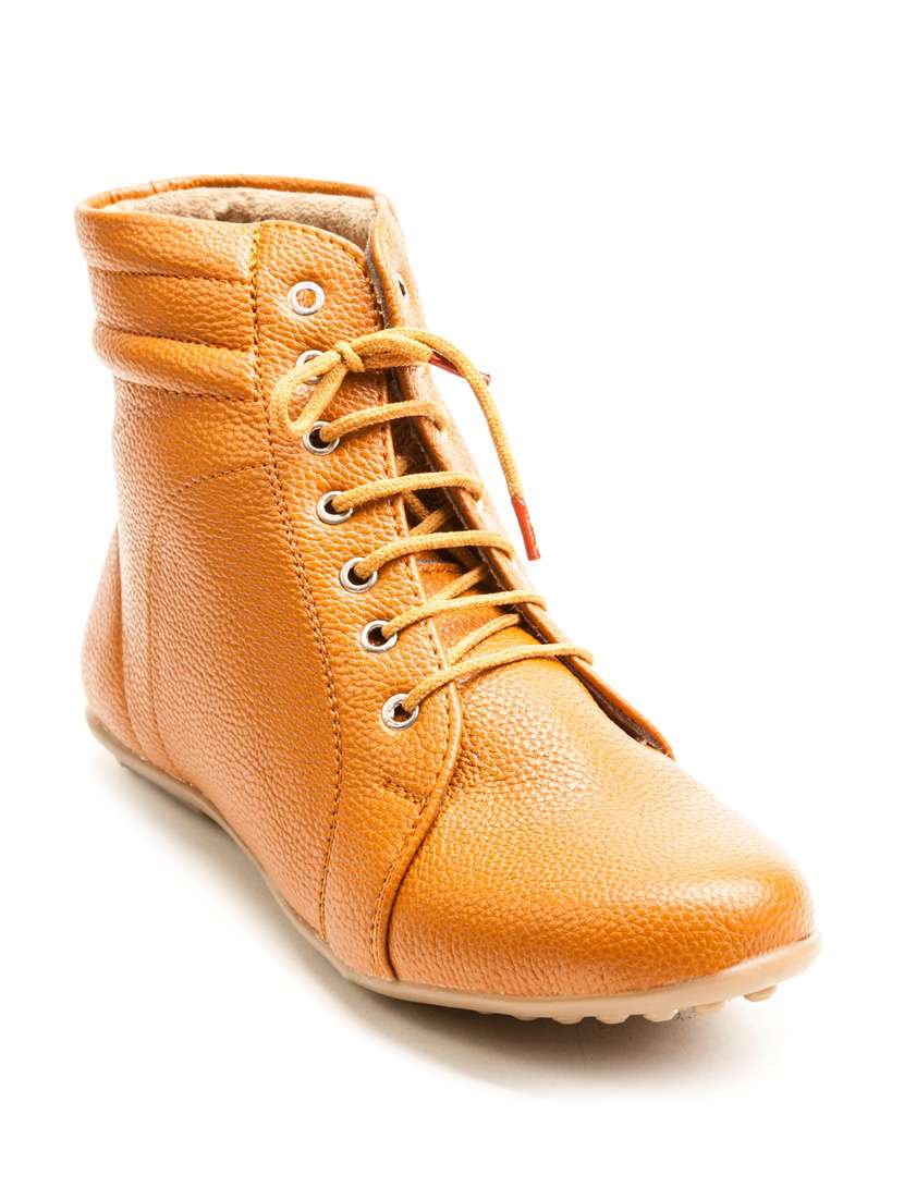 brown lace up ankle boot - 10051538 - Zoom Image - 0