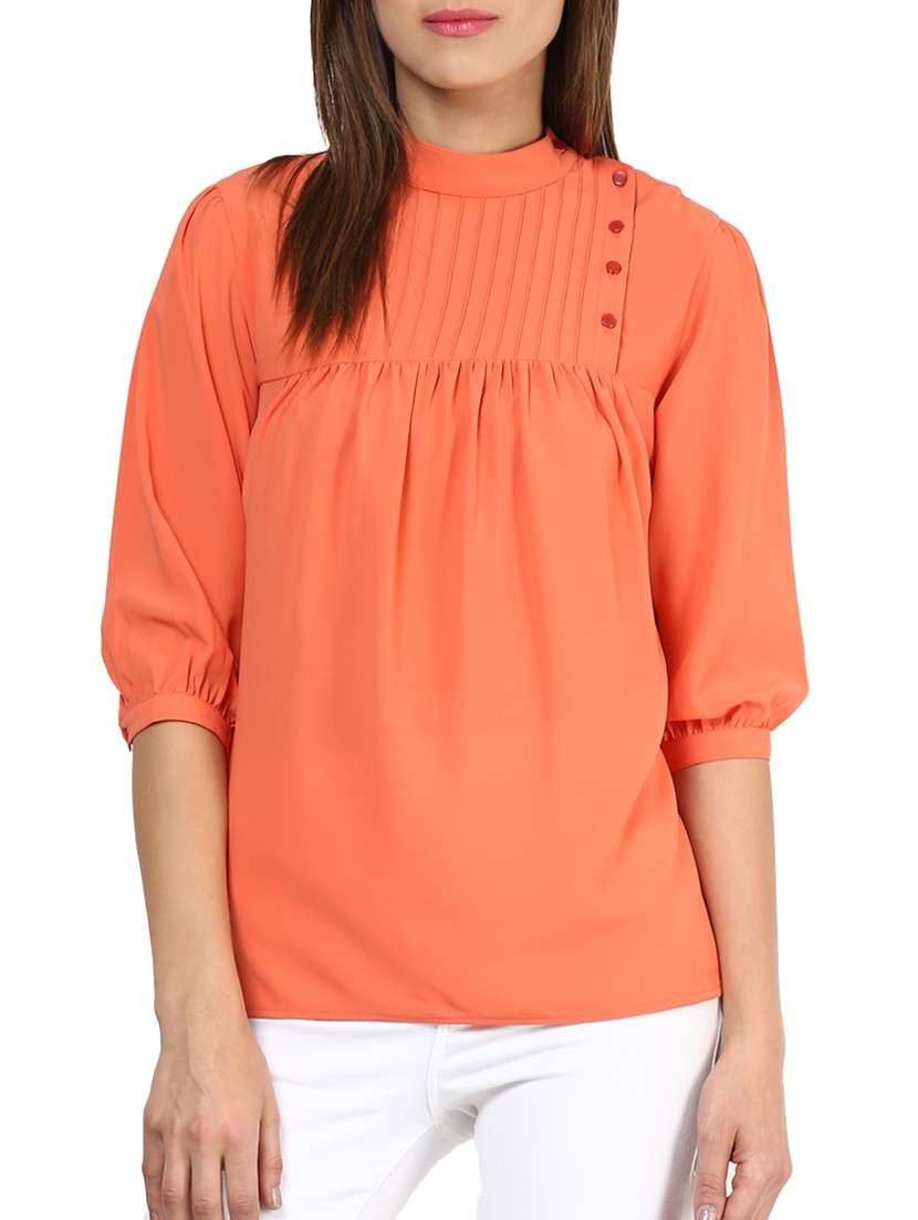 button detail gathered top