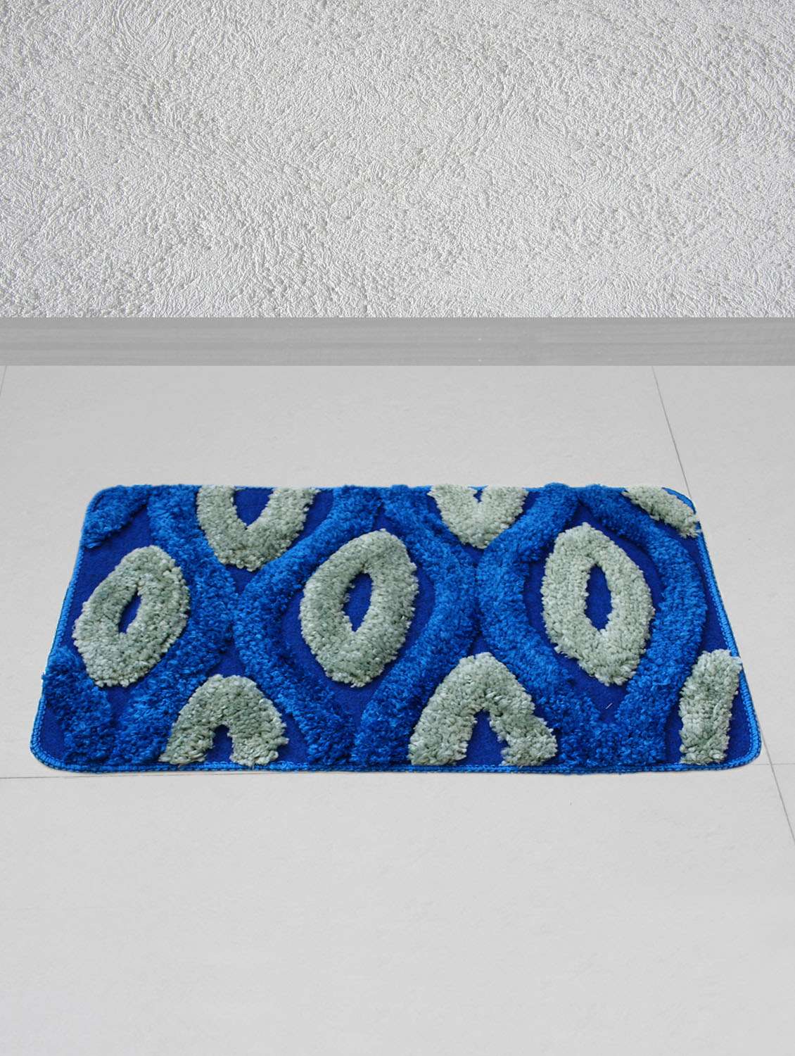 story @ home blue 1 pc door or bath mat