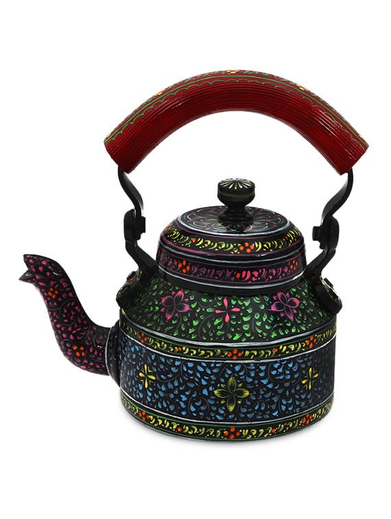 printed aluminium tea kettle