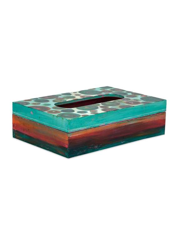 sea green tissue box
