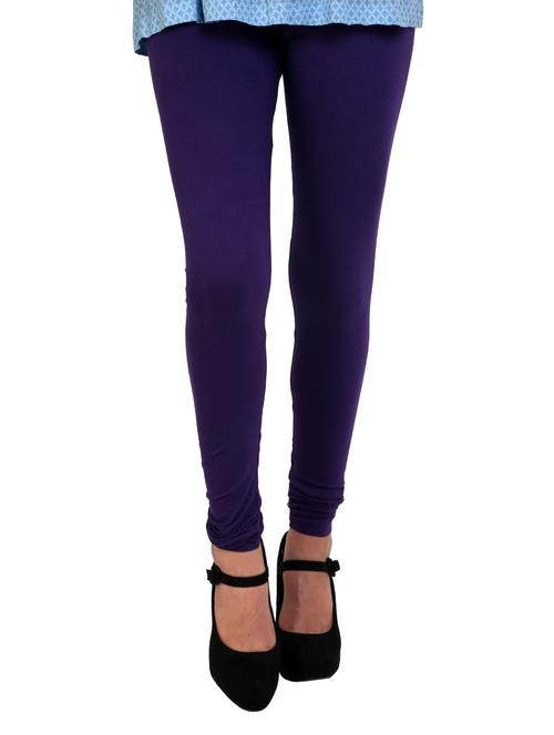purple cotton leggings - 10229477 - Standard Image - 0