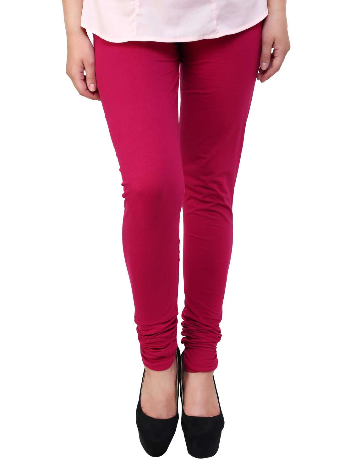 pink cotton leggings - 10229482 - Zoom Image - 0