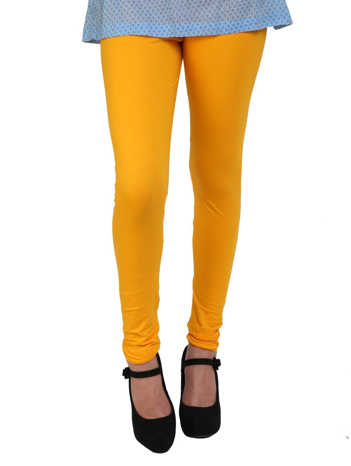 yellow cotton leggings - 10229486 - Zoom Image - 0