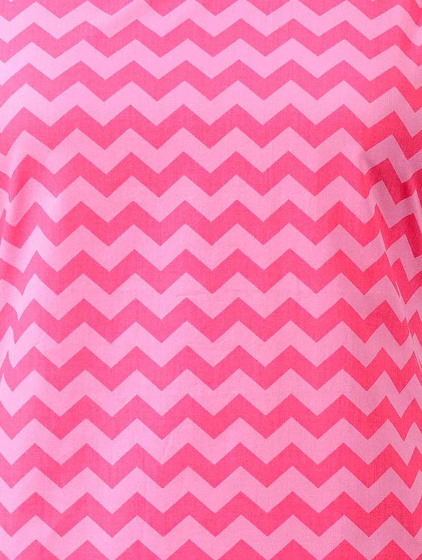 chevron print sleeveless top - 1025000 -  Standard Image - 3