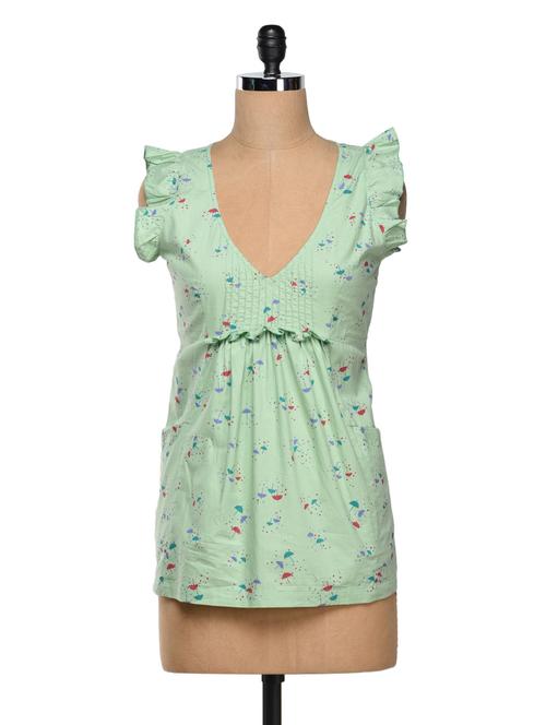 Printed Cotton Top - SS