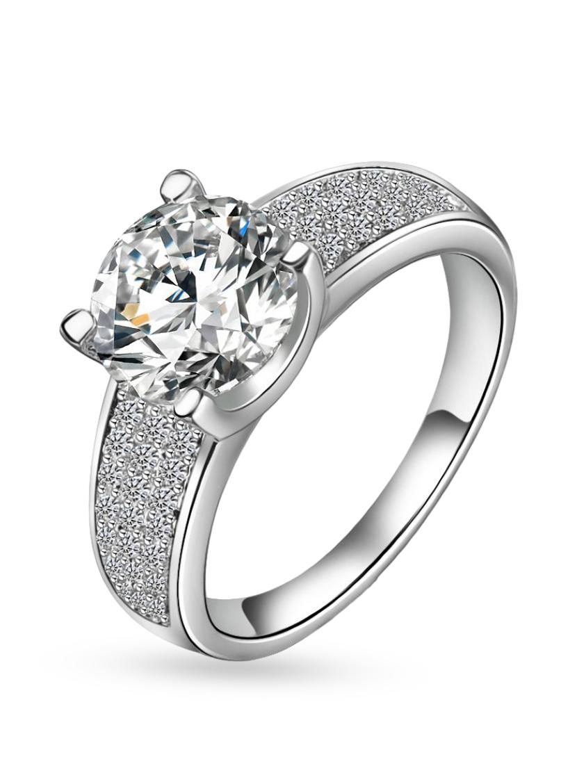 silver metal alloy ring