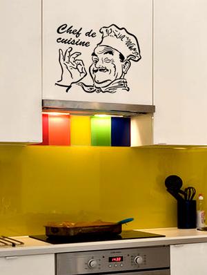 buy wall stickers kitchen stylish design chef de cuisine restaurant