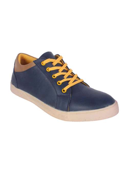 blue leatherette sneakers - 10383213 -  Standard Image - 0