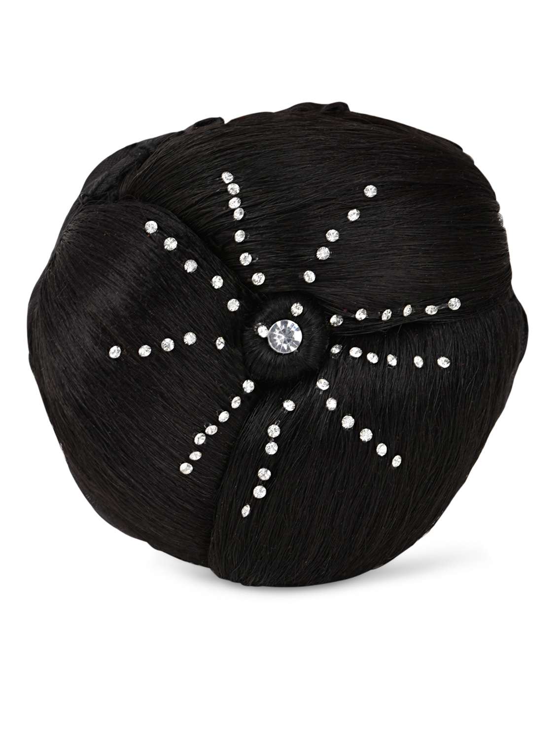 Buy online Black Artificial Hair With Crystals Artificial Hair from