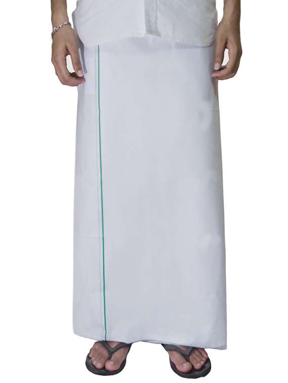 white cotton lungi