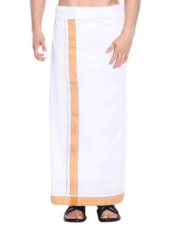 white cotton lungi