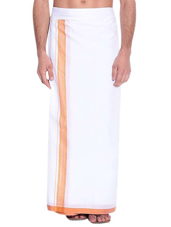 white cotton lungi