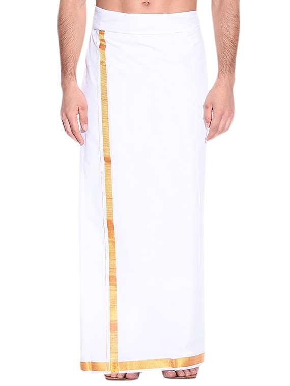 white cotton dhoti
