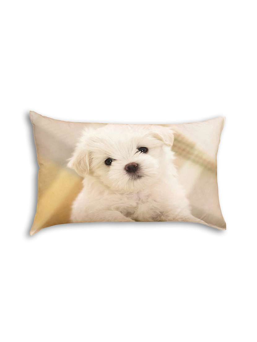 Buy Online White Puppy Baby Pillow From Baby Bedding For Women By