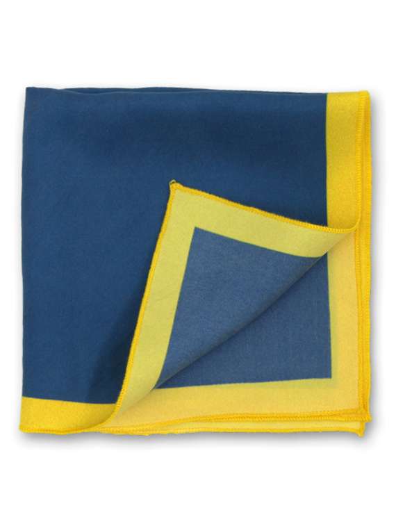chokore blue silk handkerchief
