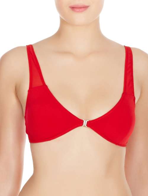 red polyester bra - 10524086 -  Standard Image - 0