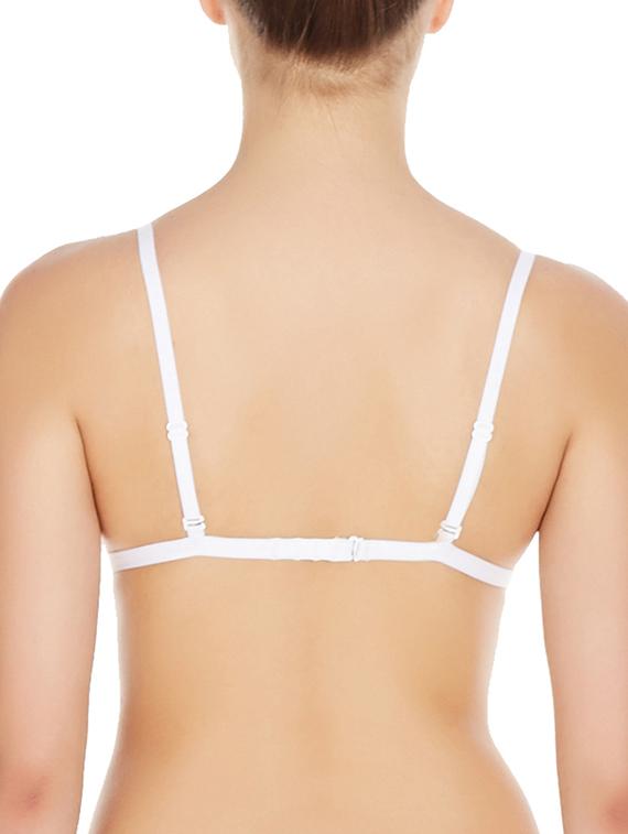 blue polyester bra - 10524092 - Standard Image - 3