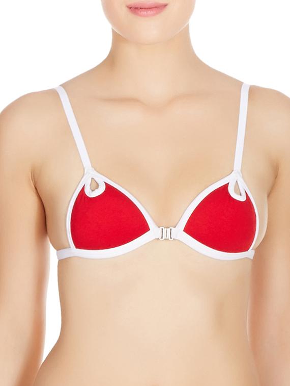 red front open bra - 10524097 -  Zoom Image - 0
