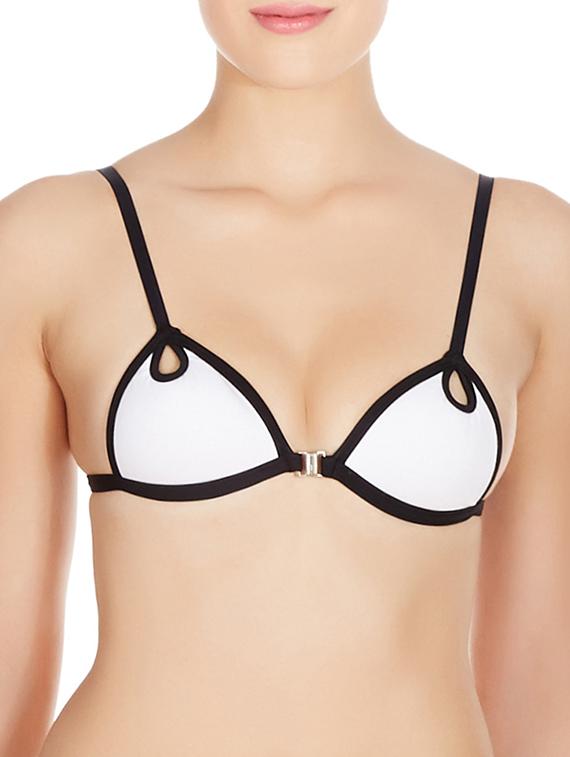 white front open bra - 10524098 - Zoom Image - 0