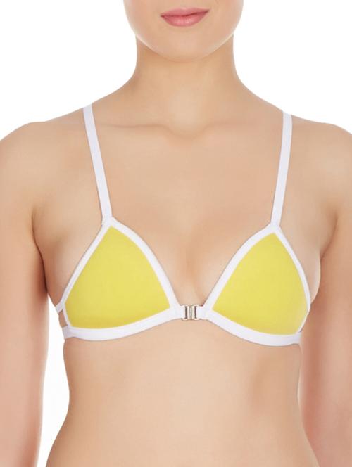 yellow cotton bra - 10524106 -  Standard Image - 0