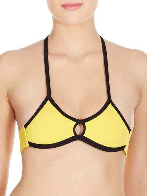 yellow cotton backless bra - 10524123 -  Standard Image - 0