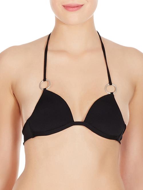 black polyester bra - 10524126 -  Standard Image - 0