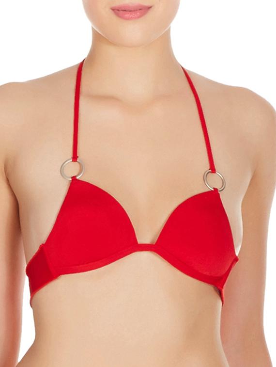 red polyester bra - 10524129 - Zoom Image - 0