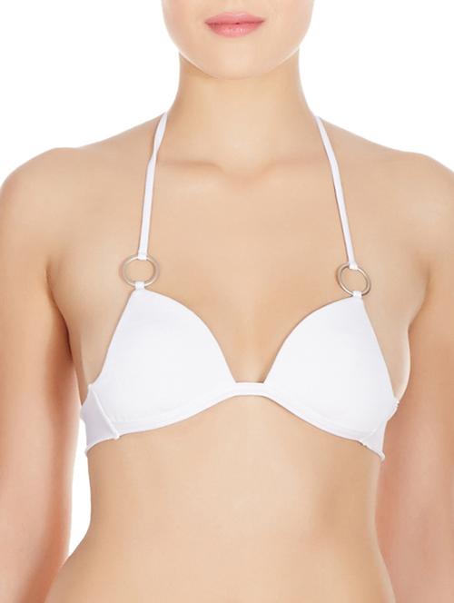 white polyester bra - 10524130 - Standard Image - 0