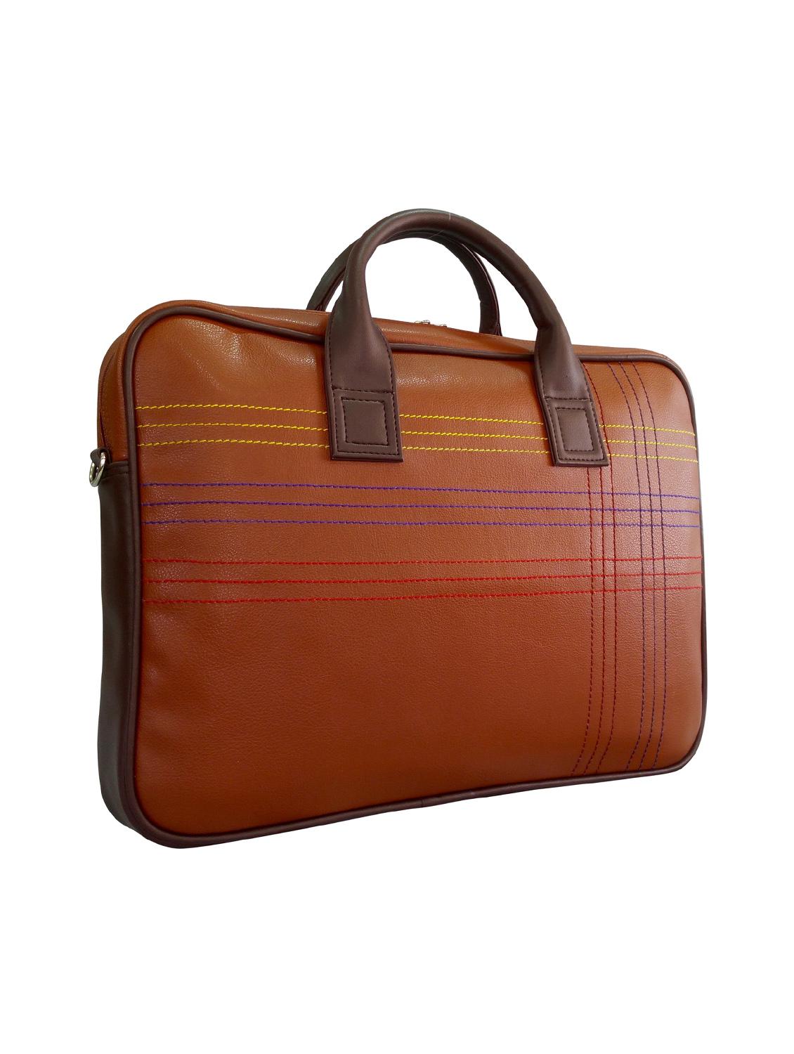 Brown Faux Leather Laptop Bag By Toteteca Online Ping For Brown Faux Leather Laptop Bag By Toteteca Online Ping For Bags In India 10549501