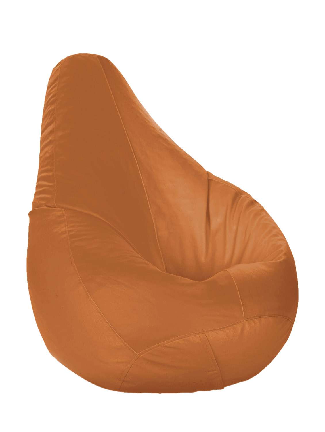 story home giant designer recliner bean bag tan faux leather bean bag  chair xxl