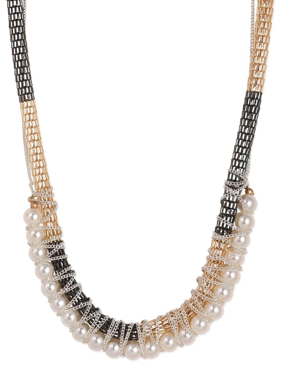 snake chain metal alloy necklace