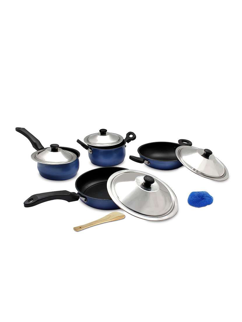 Buy online Non Stick Induction Cookware Set Of 8 Pcs from Cookware for