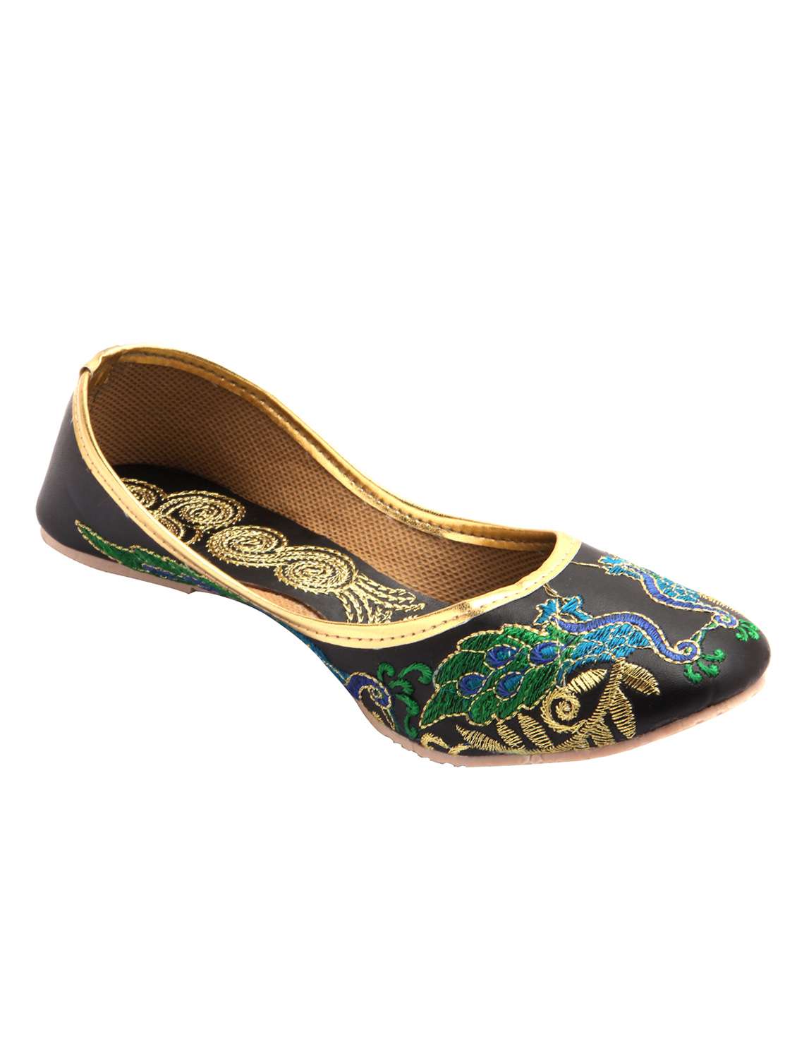 black leatherette jutis