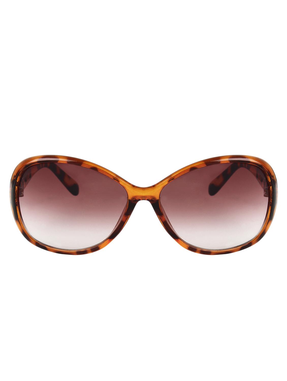 Zyaden Brown Oval Sunglasses For Women 128 - By