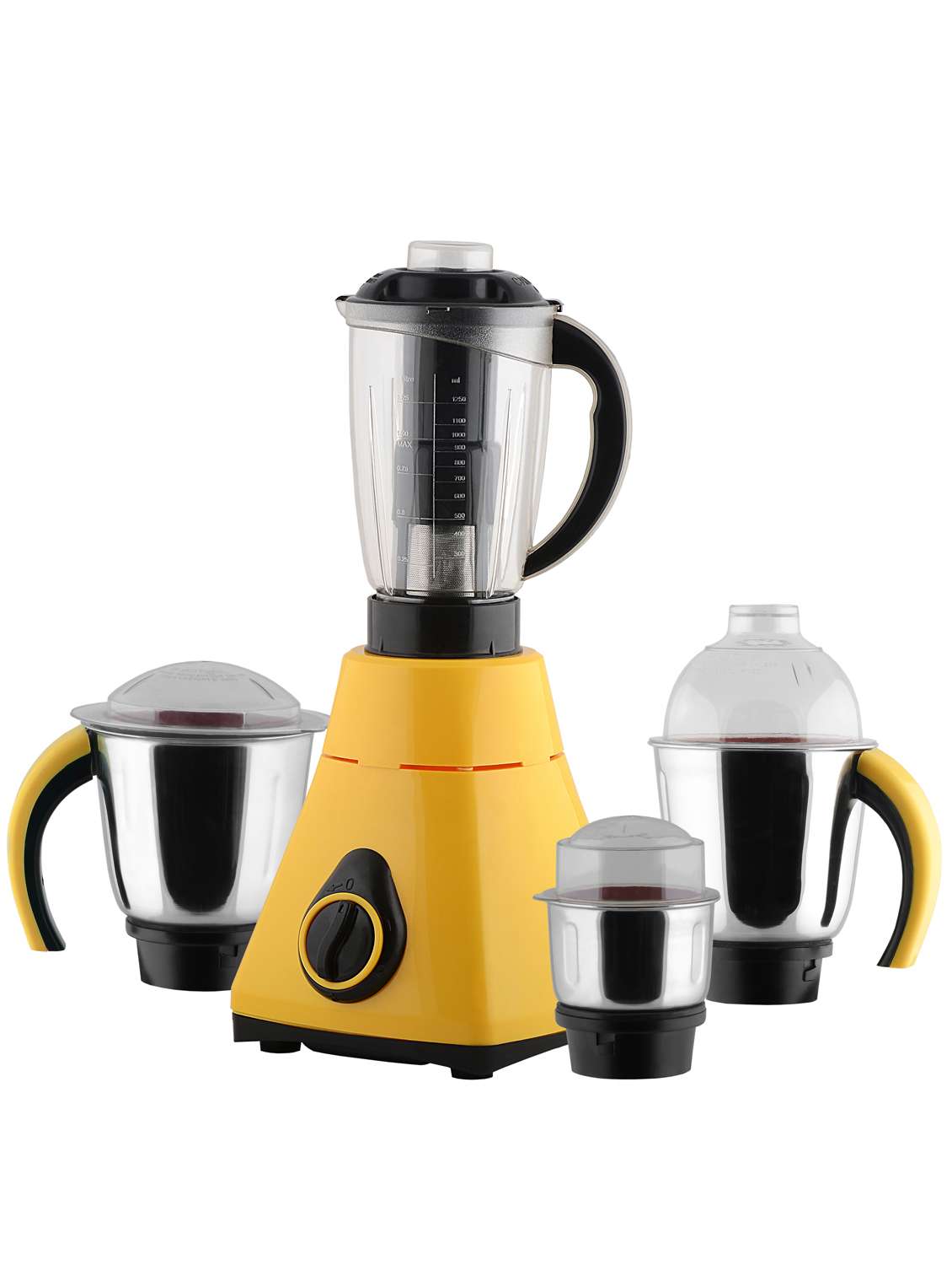 anjalimix mixer grinder  amura 1000 watts  with 4 jars (yellow)