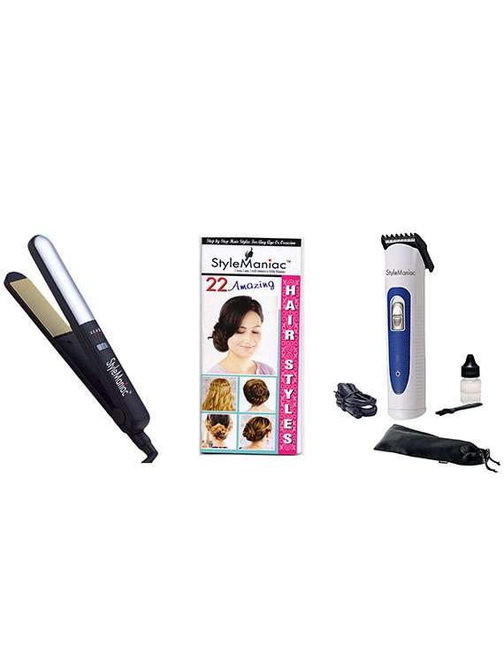 style maniac ceramic hair straightener & trimmer