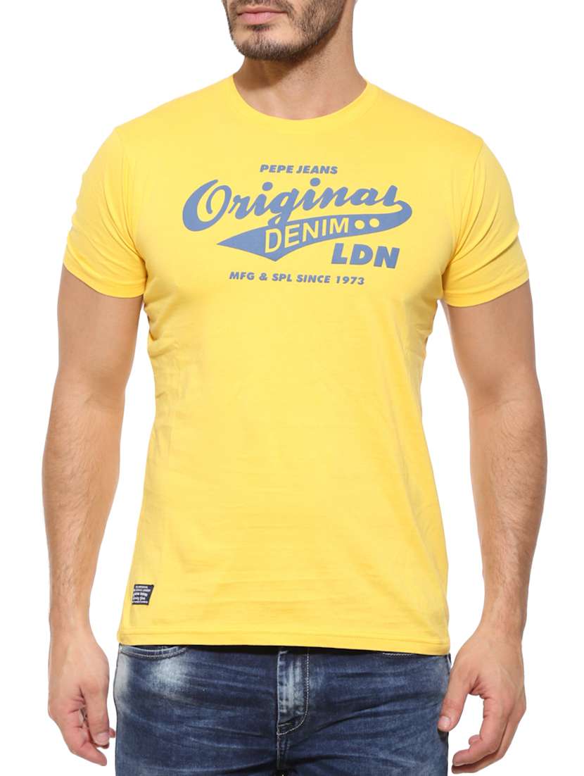 pepe jeans yellow t shirt