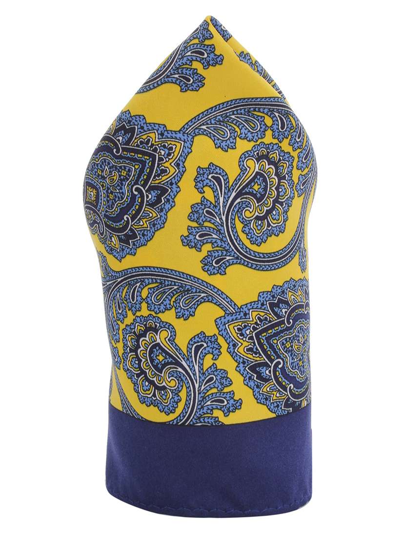 multi colored polyester pocket square