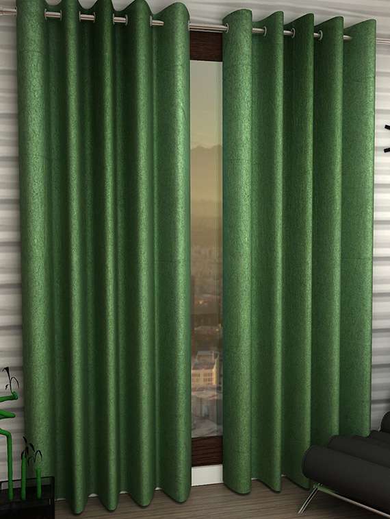 k dã©cor beautiful polyester long  door curtain - 1 pc