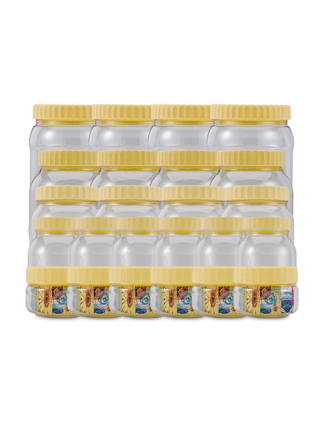 round container 50 ml 6pcs , 250 ml 6pcs , 500 ml 4 pcs , 1000 ml 4 pcs , 1500 ml 4pcs set of 24