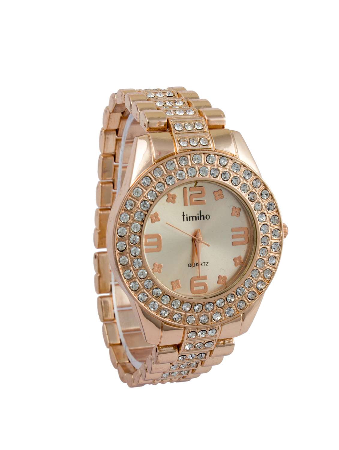 Buy online Addic Timiho Stunning Gold Dial And Strap Crystal