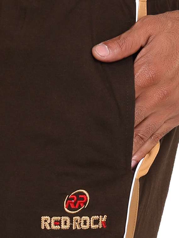 brown cotton joggers - 10821287 - Standard Image - 3