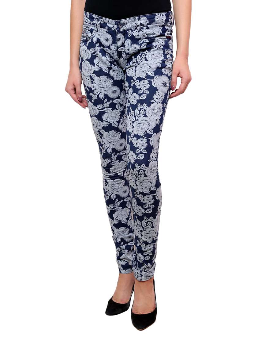 blue denim jeggings