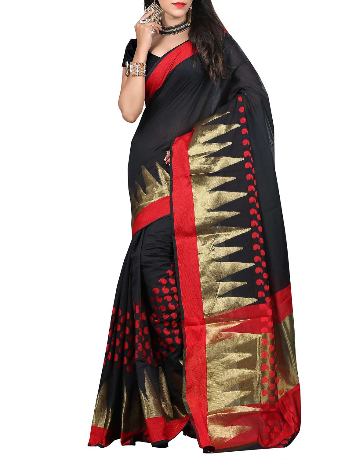 multicolor cotton saree