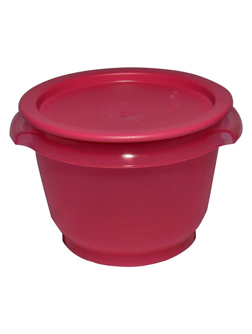 Buy online Tupperware Cookie Jar, 650ml, Pink from Kitchen Storage