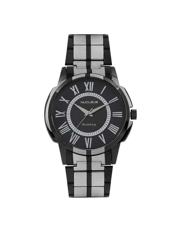 nucleusmetal strap analog watch nlg2bb