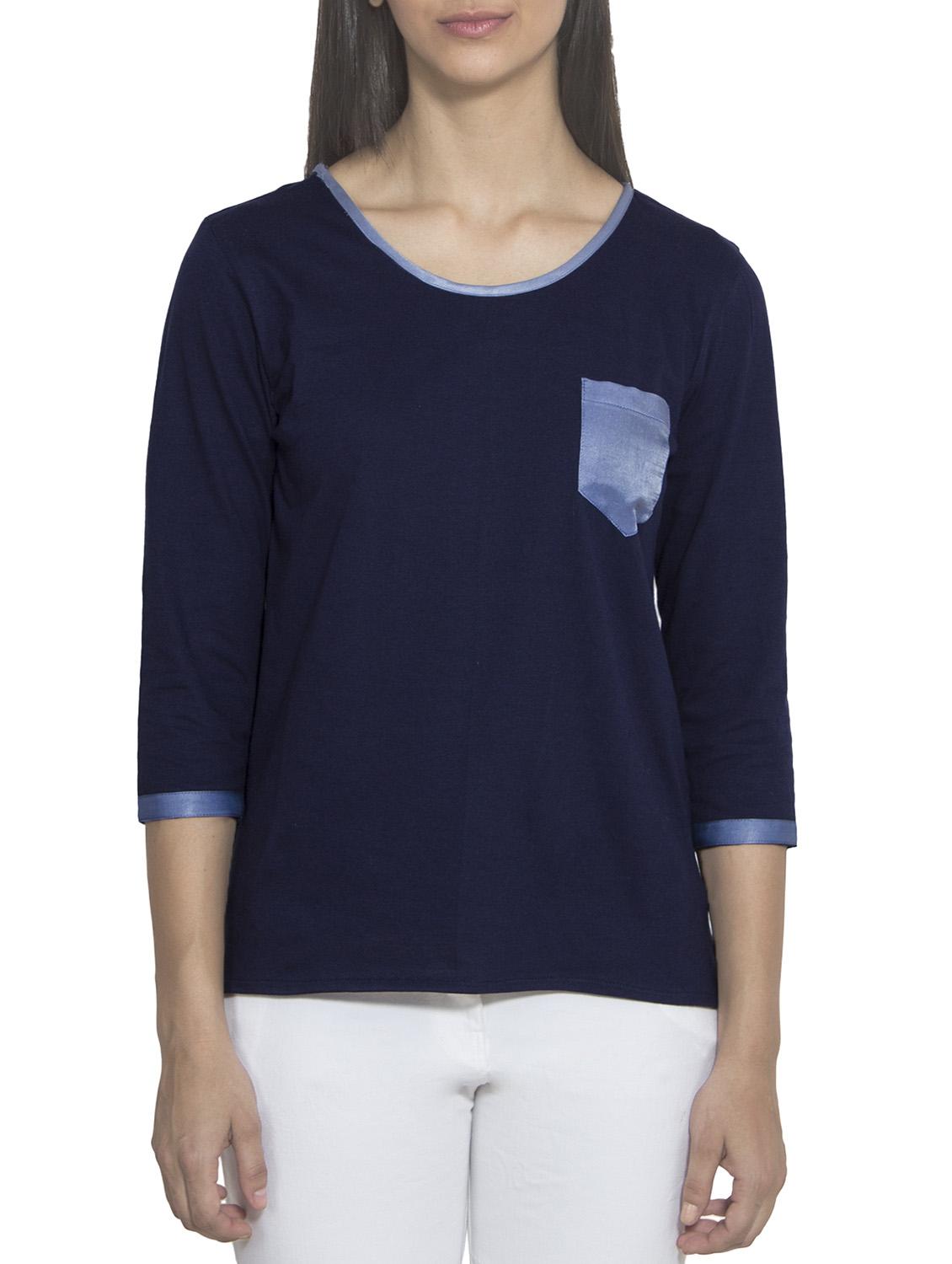 women's plain crew neck t-shirt - 10968413 - Zoom Image - 0