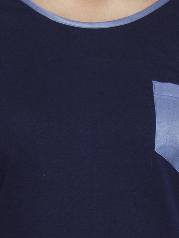women's plain crew neck t-shirt - 10968413 - Standard Image - 3